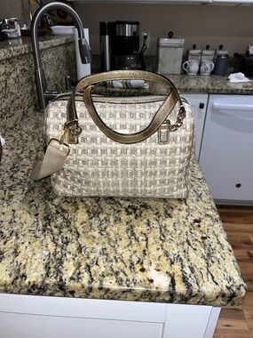 EUC Authentic Kate Spade Carey Tinsel Tweed Sullivan Handbag